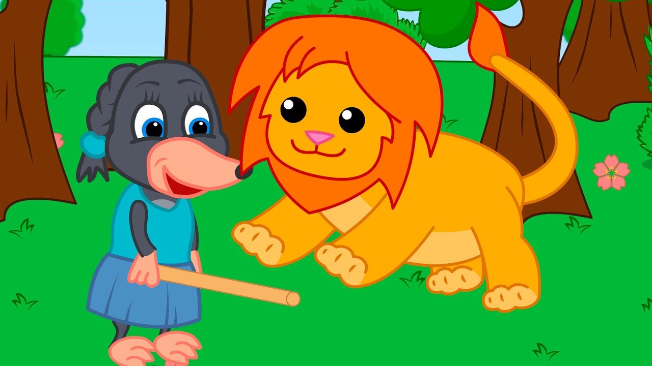 Benny Mole em Español - Entrenamiento de Leones Dibujos animados para niños