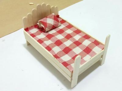 Como hacer Manualidades (cama) con palitos de helado FACILES | DIY Manualidades #224
