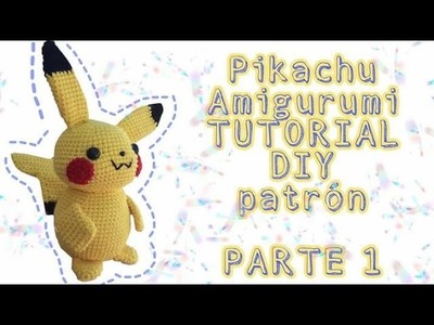 Pikachu amigurumi tutorial crochet (parte 1)