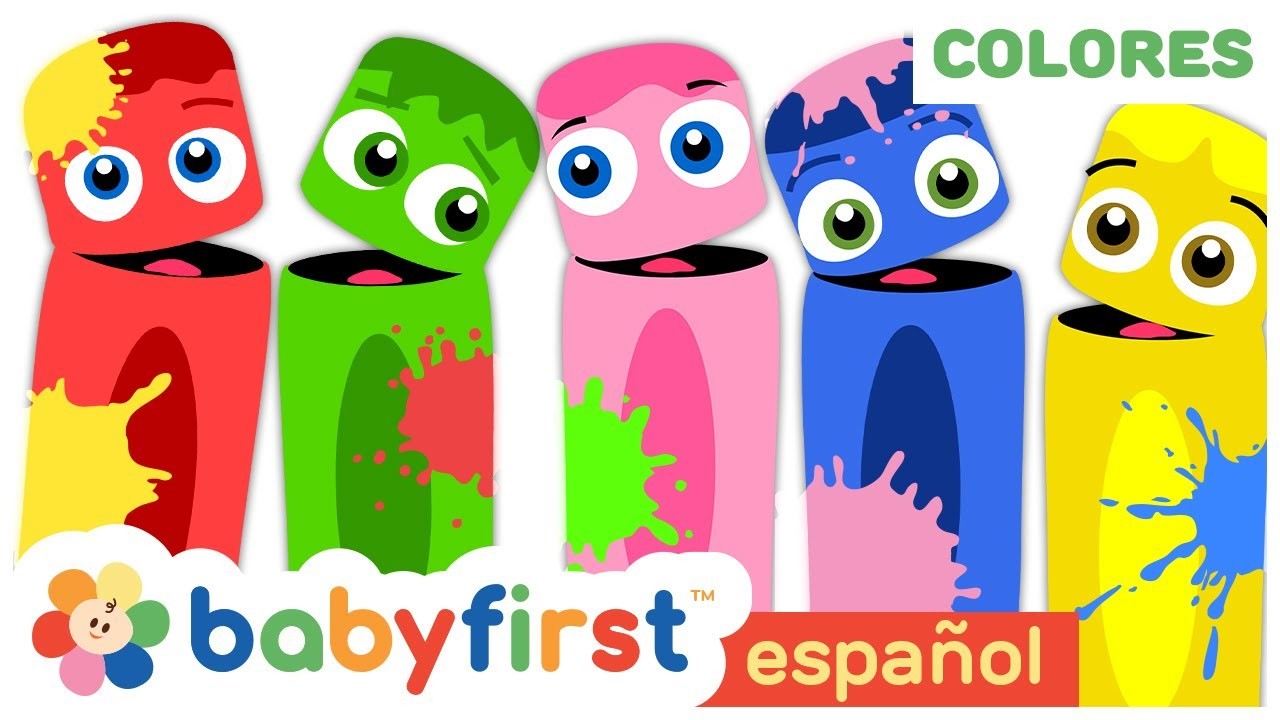 Colores en español para niños compilación | Dibujos animados | Videos educativos | BabyFirst Español