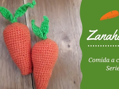 Como hacer Comida Tejida| Zanahoria Crochet.Enredados entre Hilos