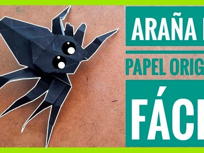 ▶ Cómo hacer una ???? ARAÑA en Origami + DIY | PASO A PASO