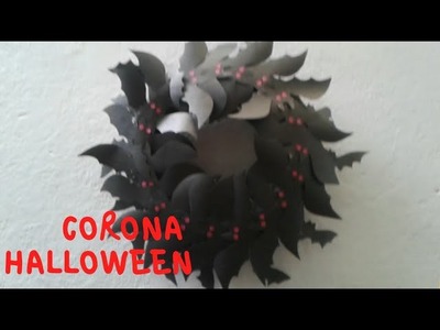 Corona halloween facil.????????????