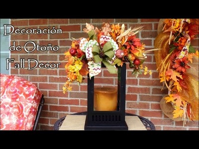Ideas para decorar un Farol de Otoño. How to decorate a Lantern for Fall