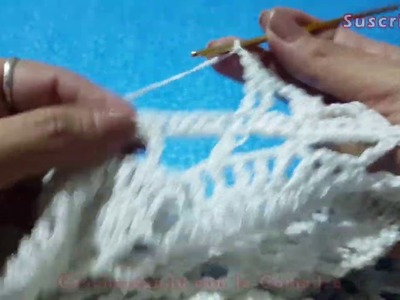Tutorial blusa  abanicos  a crochet manga murcielago parte#2 crocheteando con la comadre????????