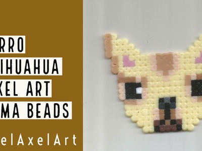 Hama Beads. Pixel Art - Perro Chihuahua (TIme Lapse Art)