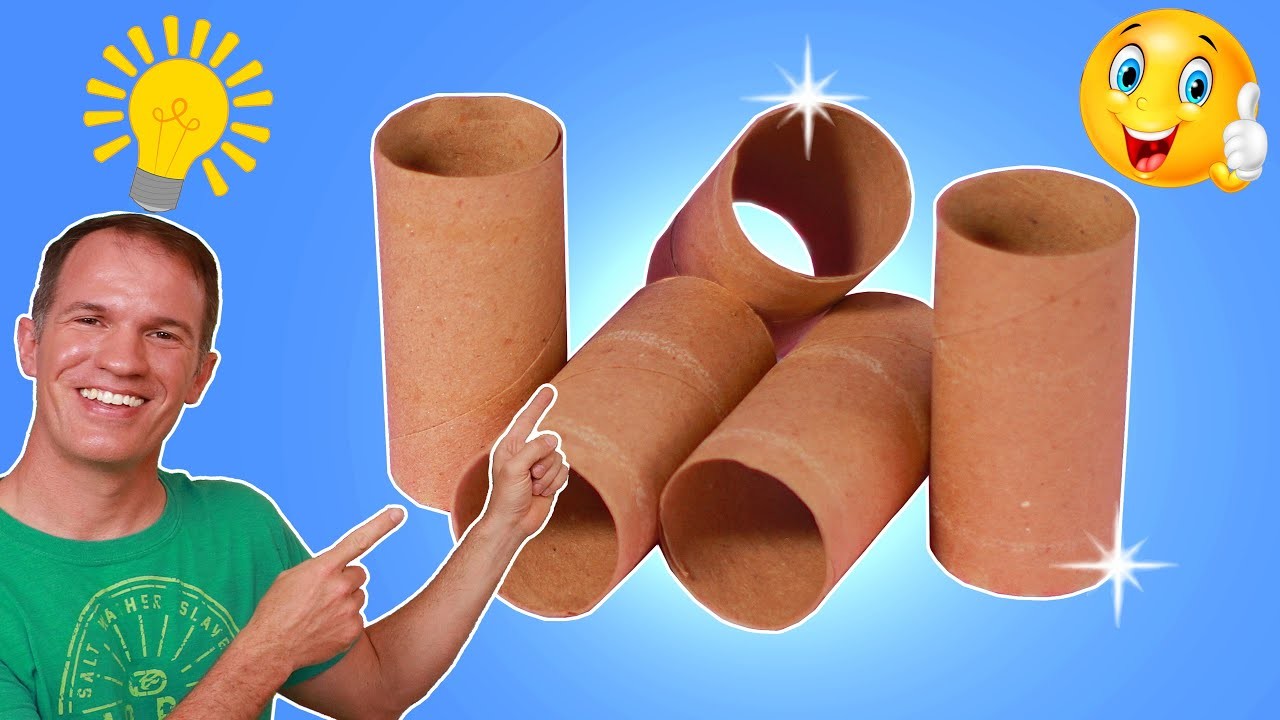 MANUALIDADES CON TUBOS DE PAPEL HIGIENICO (manualidades con rollos de papel higienico) - GUSTAVO GG