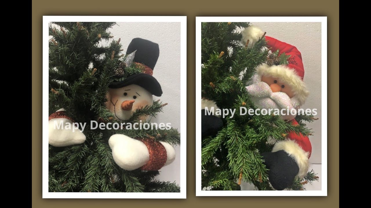 Muñecos navideños para el árbol