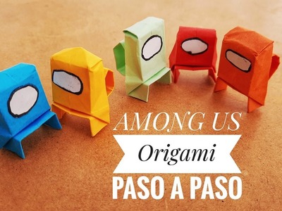 AMONG US 3D de papel Origami FÁCIL ✅ | Papiroflexia PASO a PASO