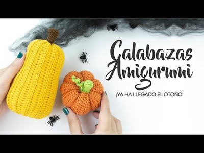 Calabaza a crochet tutorial paso a paso ¡Calabazas de Halloween!