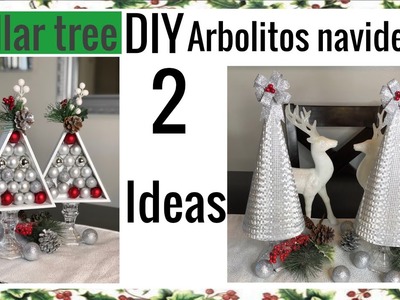 DIY cómo hacer arbolitos navideños 2020. 2 ideas