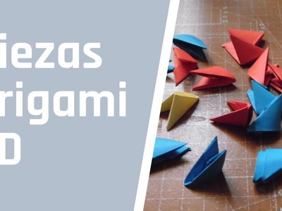 Piezas de origami 3D