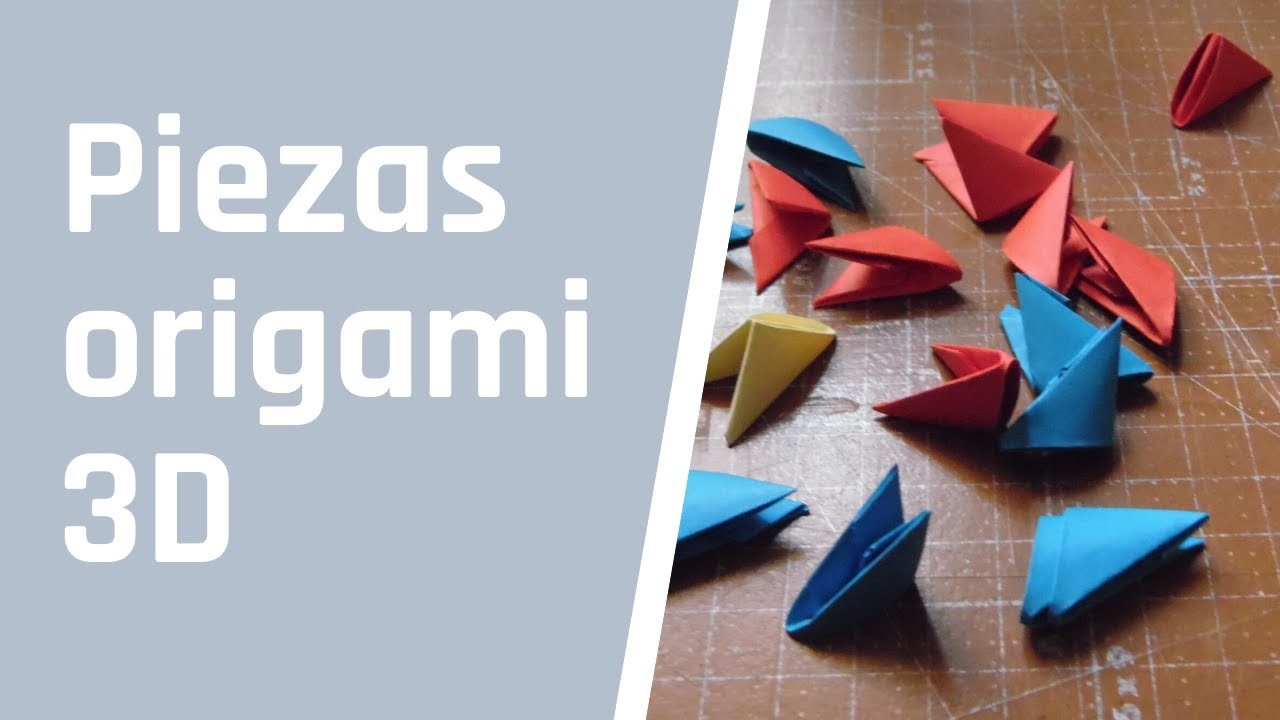 Piezas de origami 3D