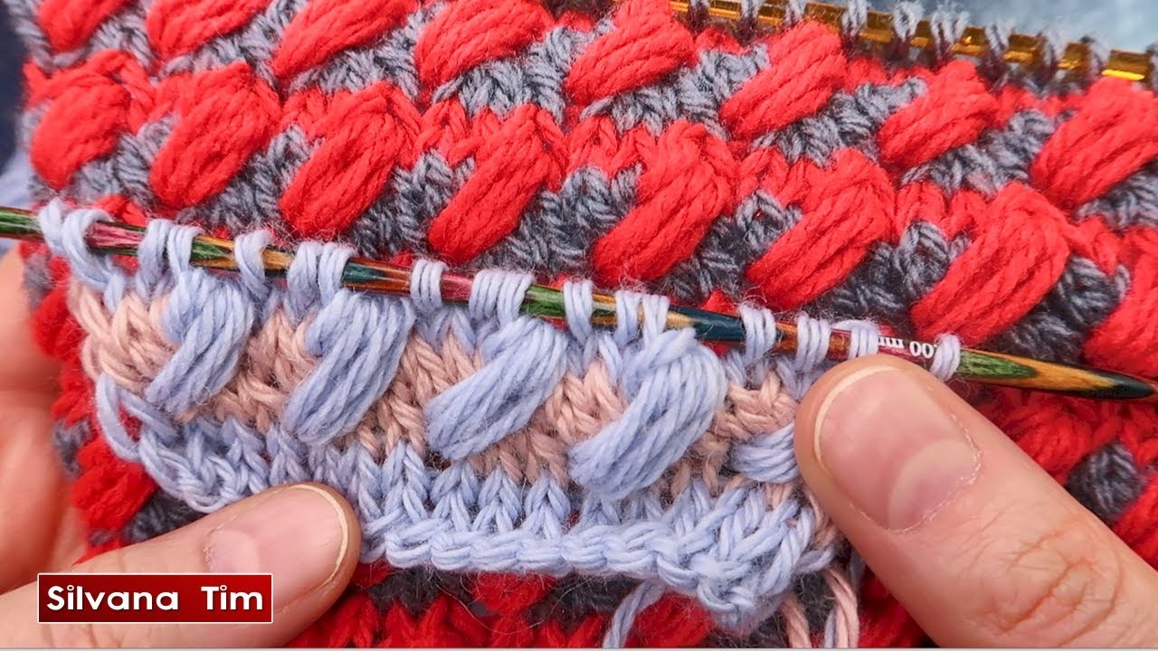 Punto Tejido a dos agujas en colores "La Llama de una Vela". knitting pattern № 1098