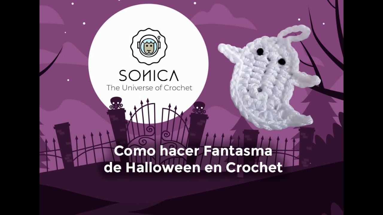 Como hacer Fantasma de Halloween en Crochet