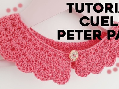 CUELLO PETER PAN A CROCHET: cómo tejer un cuello tipo Peter Pan a crochet | tutorial paso a paso