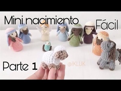 Nacimiento navideño pequeño al Crochet y fácil 1era PARTE. Amigurumi