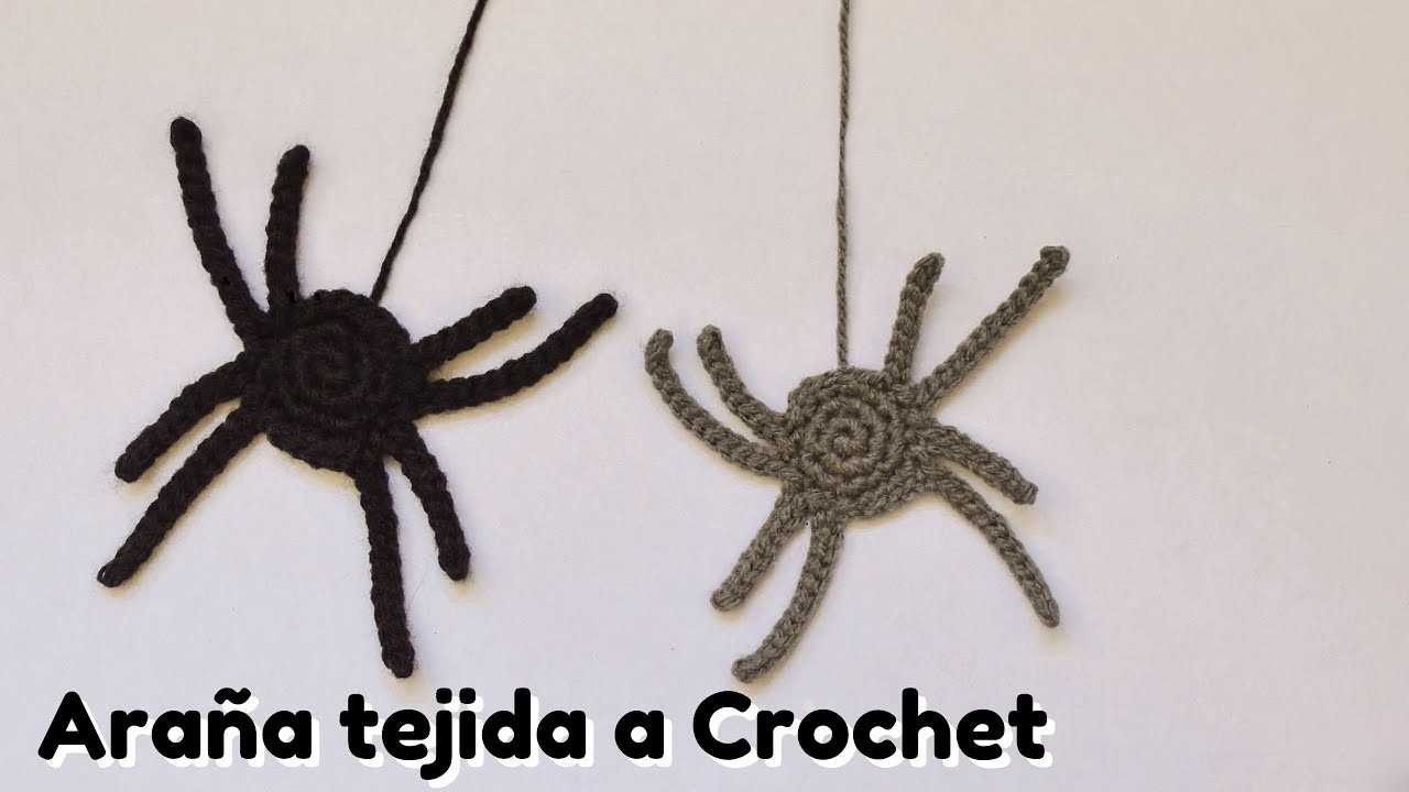 ????️Tutorial como tejer araña MUY FACIL a crochet????️.Tutorial how to crochet spider VERY EASY????️