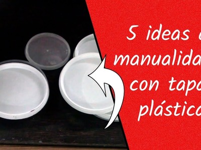 5 ideas de manualidades con tapas plásticas