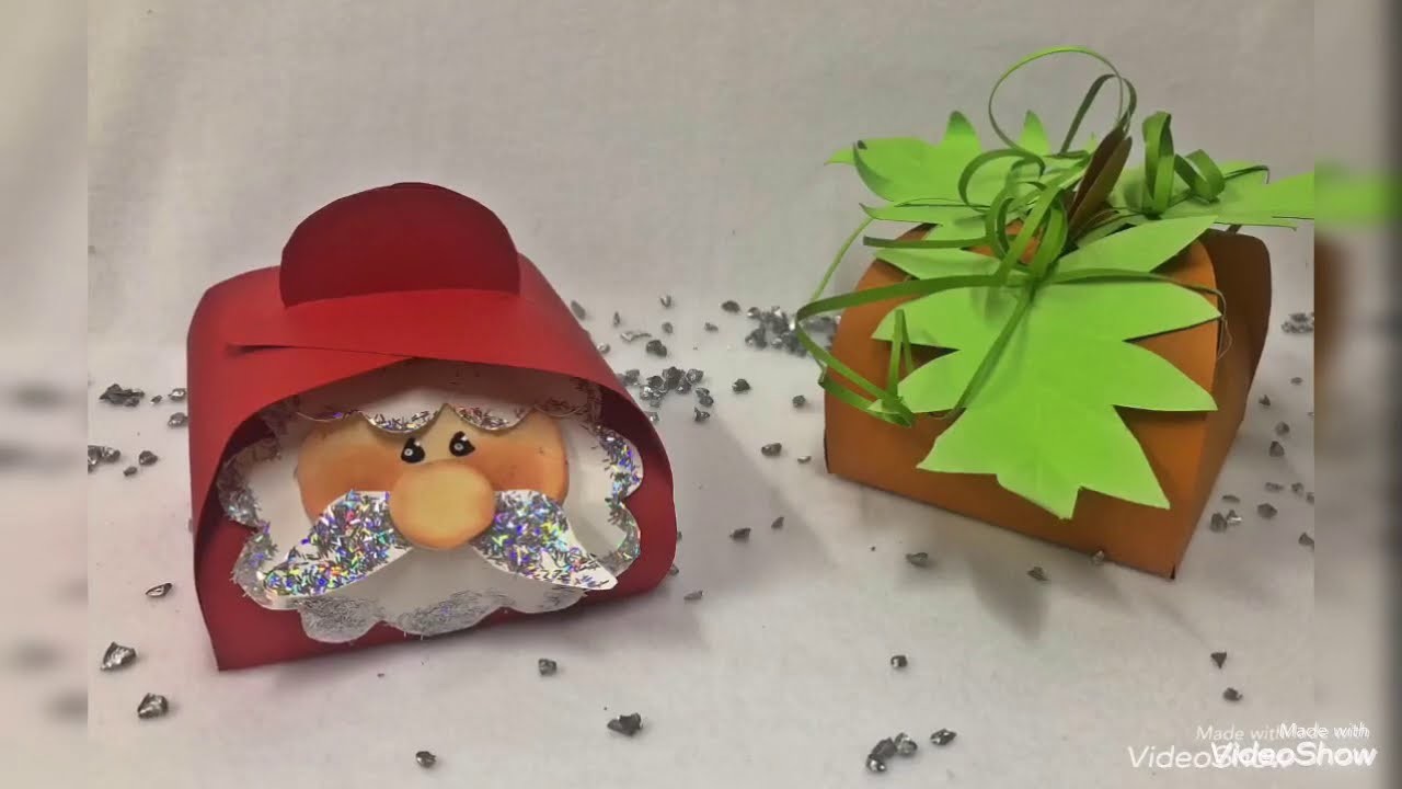 Cajita para dulces navideña. Christmas candy box | Mapy Decoraciones