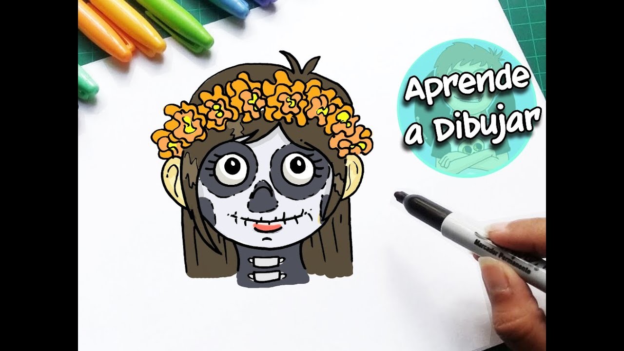 Como Dibujar una Catrina Facil | Dibustrador Studio