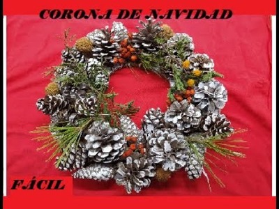 CORONA de NAVIDAD  DIY???? #coronanavidad#navidad#decoracion#adornosnavideños