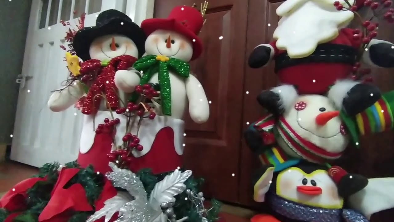 Gnomos Navideños en Tela