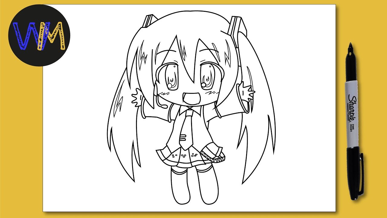 HOW TO DRAW MIKU HATSUNE