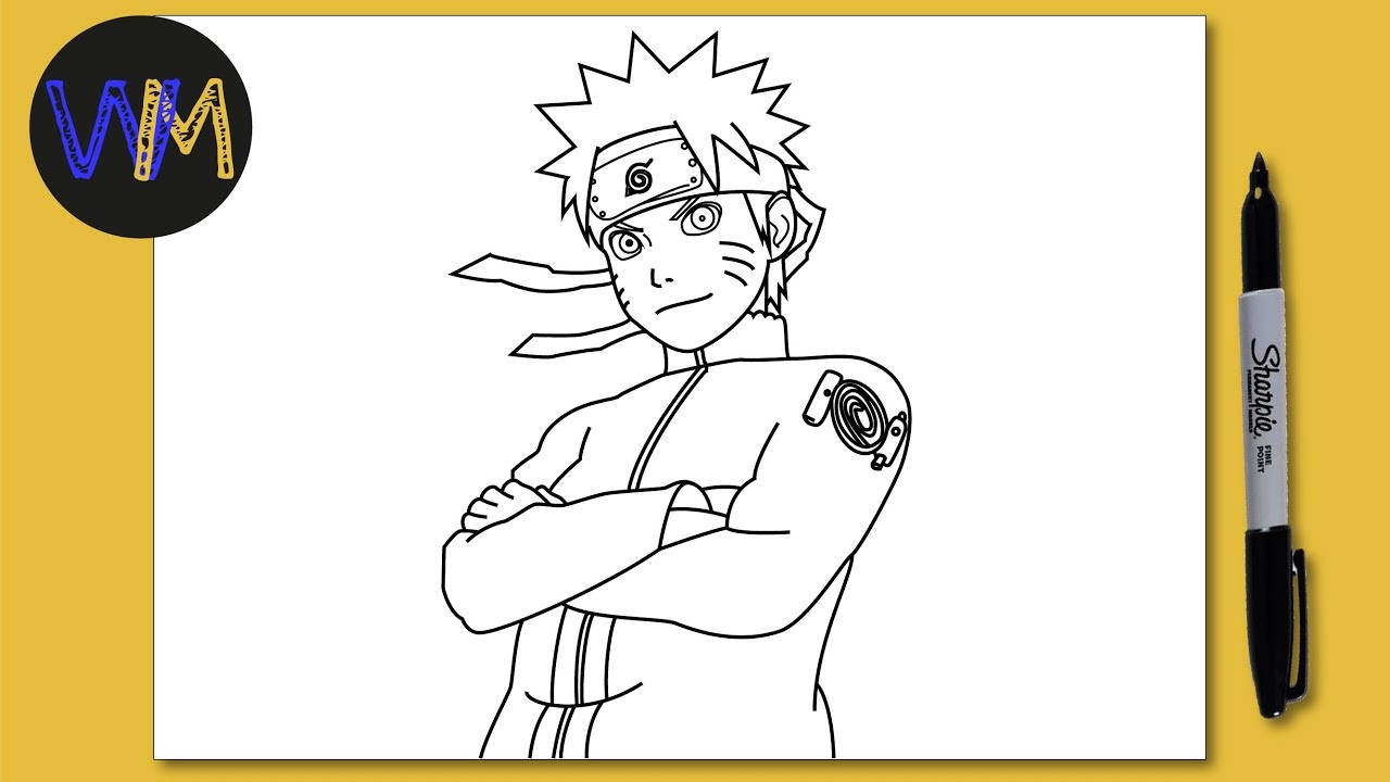 HOW TO DRAW NARUTO STEP BY STEP