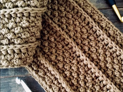 Bufanda circular facilísima a crochet ¡Paso a paso!