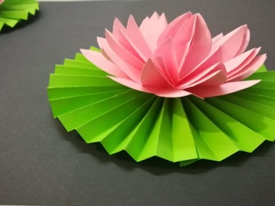 Cómo hacer Flor de Loto de papel - Origami fácil