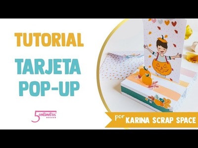 Cómo hacer una TARJETA POP-UP ???? FÁCIL | Scrapbook Español