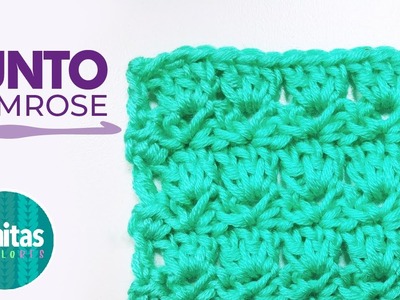 Cómo TEJER punto PRIMROSE | PRIMROSE STITCH | crochet paso a paso | Lanitas y Colores