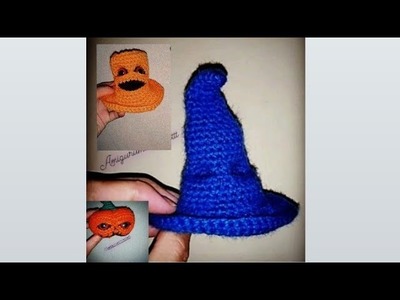 Sombrero Amigurumi para Halloween a crochet y #calabaza PROXIMOS PROYECTO
