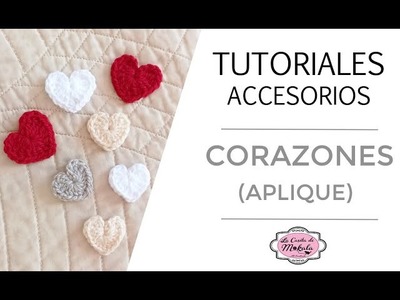 ???? TUTORIALES ACCESORIOS | CORAZÓN a Crochet FÁCIL | How to Crochet a HEART