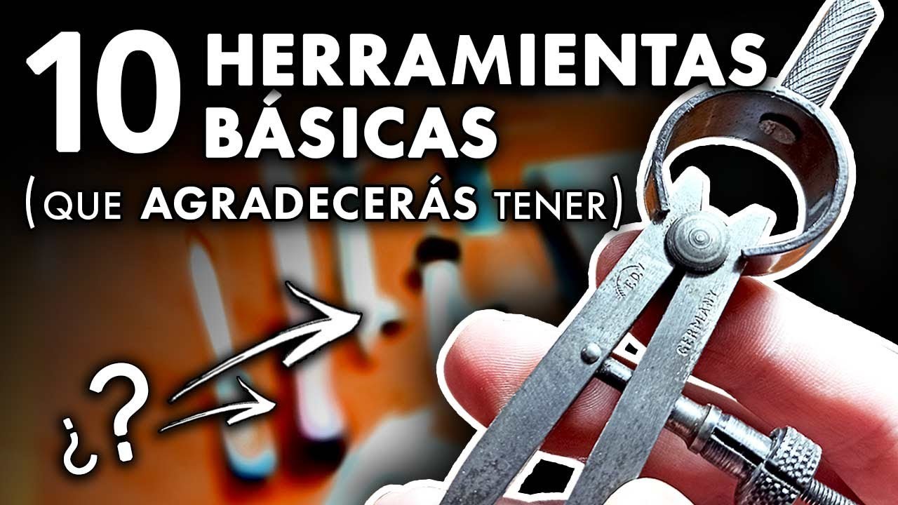 10 HERRAMIENTAS BÁSICAS para ARTESANÍA ✅ (O taller de MANUALIDADES, JOYERÍA, MODELISMO, DIY. )