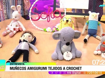 “Los amigos de Sofía”, un emprendimiento que ofrece muñecos amigorumi tejidos en crochet