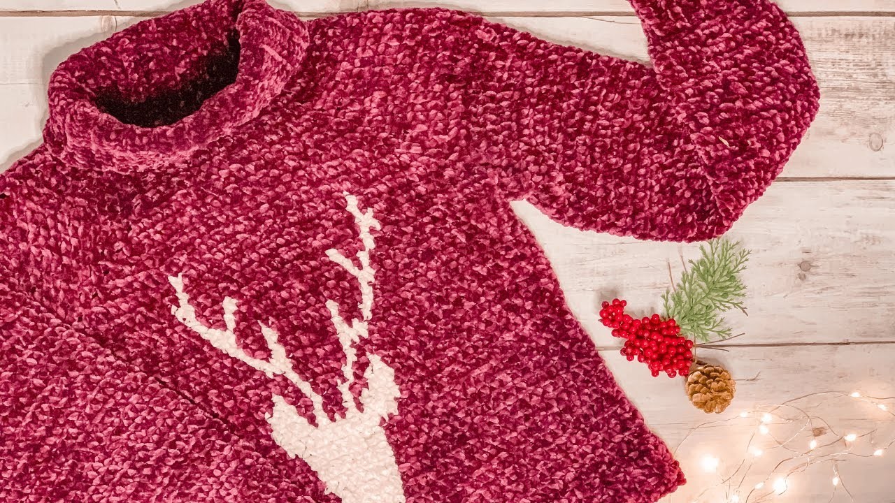 SWEATER VELVET Crochet | Se adapta a todas las Tallas y Materiales ????