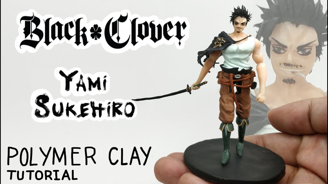 Yami Sukehiro - Black Clover - Polymer Clay Tutorial ????????????