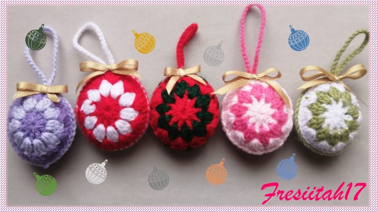 Bombillo navideño tejido a crochet super fácil - Adorno para el árbol de navidad
