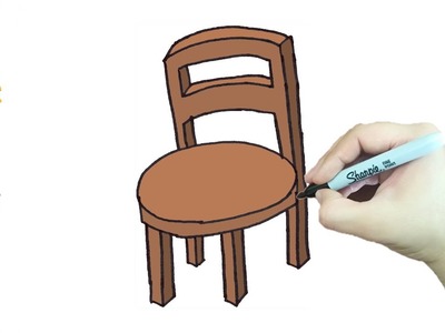 Como dibujar una silla | Dibujos faciles