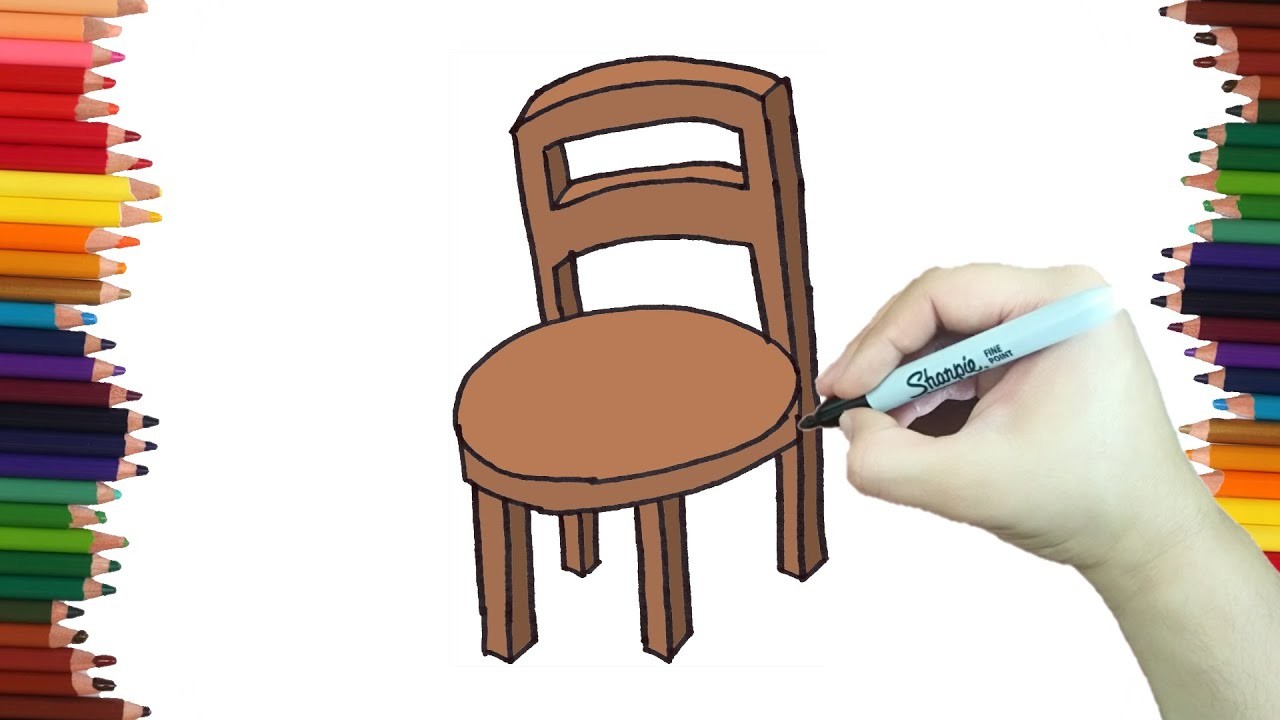 Como dibujar una silla | Dibujos faciles