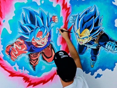 Cómo hacer un mural ÉPICO en la pared de tu casa ????| Dragon Ball Super | ArteMaster