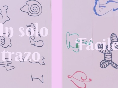 ♡Dibujos de un solo trazo y faciles♡