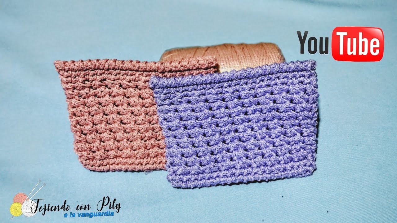 Monedero tejido a crochet con hilo peruano