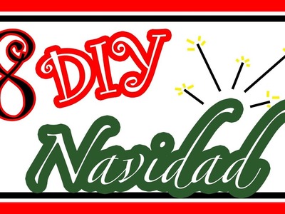 8 DIY‼️Navideños‼️???? Manualidades para navidad ???? Decoración con cartón, madera y tela