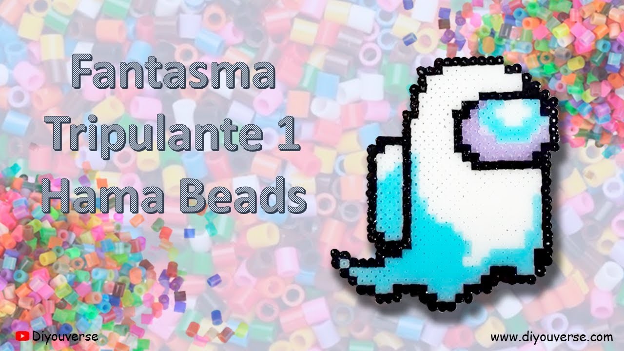 ???? Among Us Fantasma Hama Beads ????- Among Us Fantasma Pixel Art - DiYouVerse
