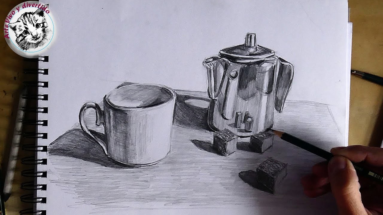 Aprende Como Dibujar Texturas y Tips de Dibujo a Lápiz Dibujando un Bodegon Paso a Paso