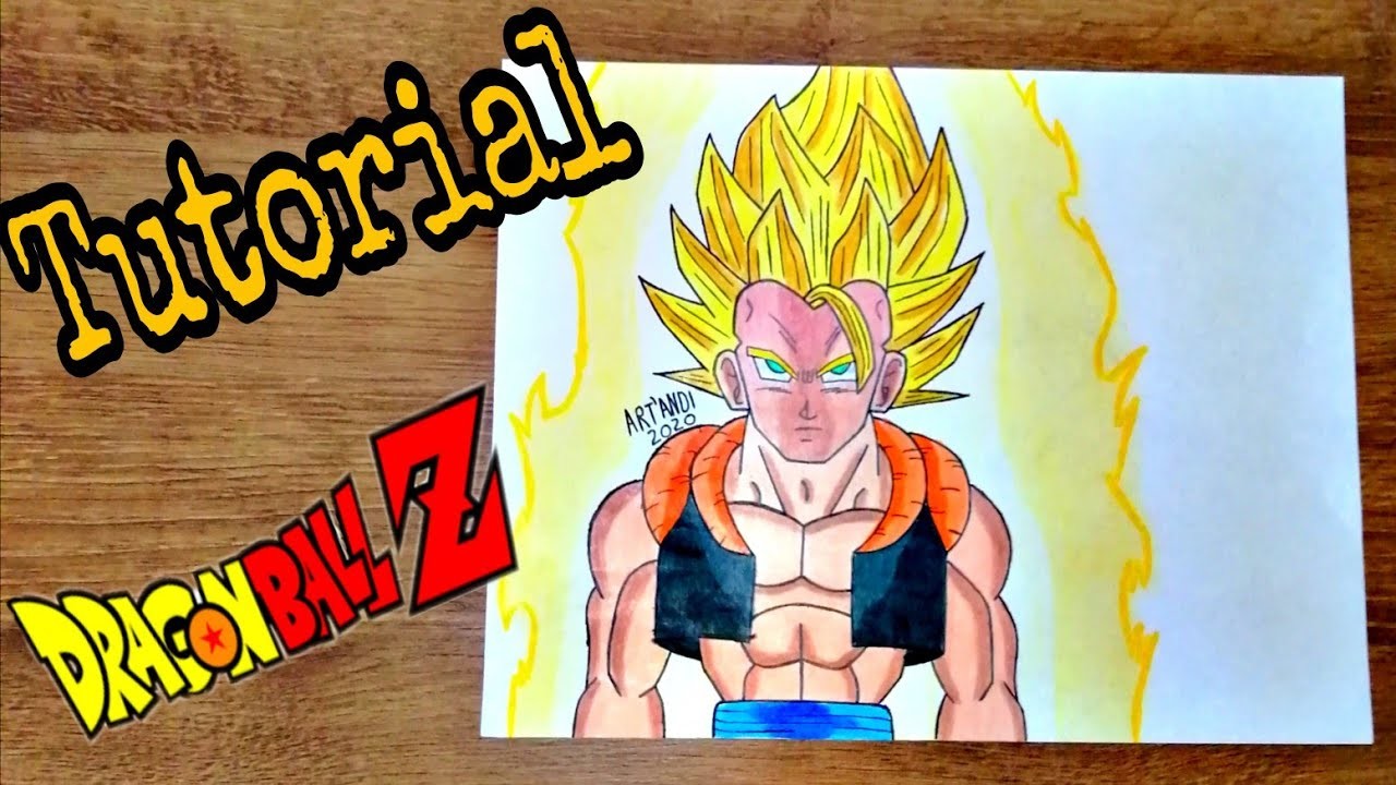 ✍️Cómo Dibujar a Gogeta ssj Explicado Paso a paso. How to draw Gogeta ssj easy ????. #gogetadraw