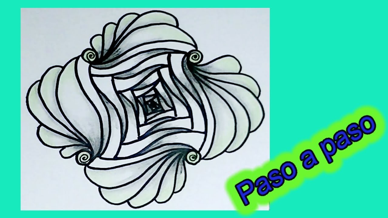 ZENTANGLE ART.Paso a paso. Tangle 10